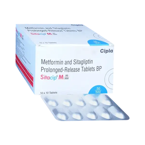 Sitacip M 50mg/500mg Tablet PR